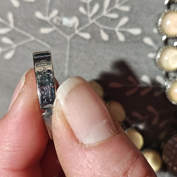 Lia Sophia Mother of Pearl Crystal bracelet - Picture 2 of 4